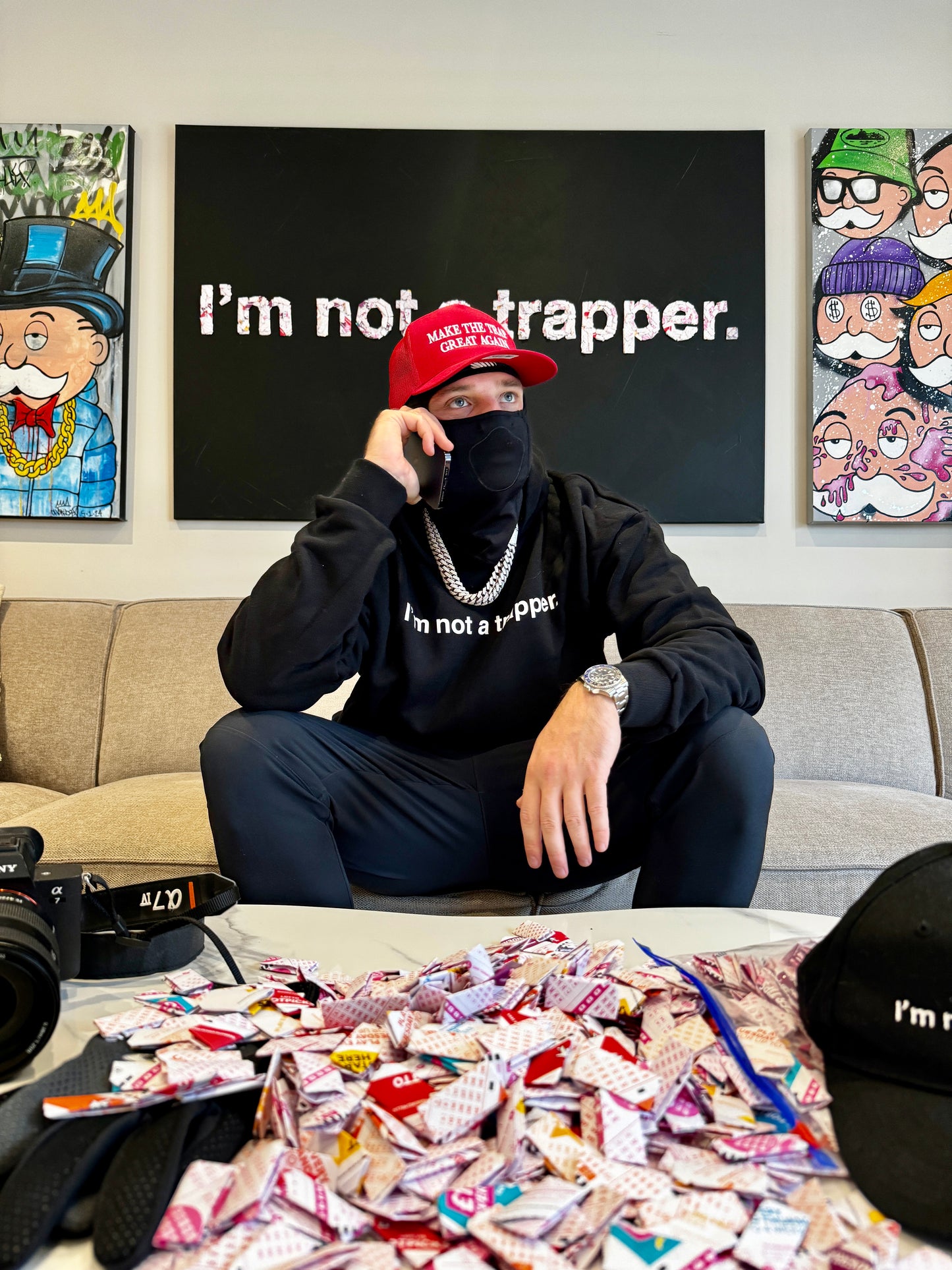 I’m not a trapper. Hoodie (black)