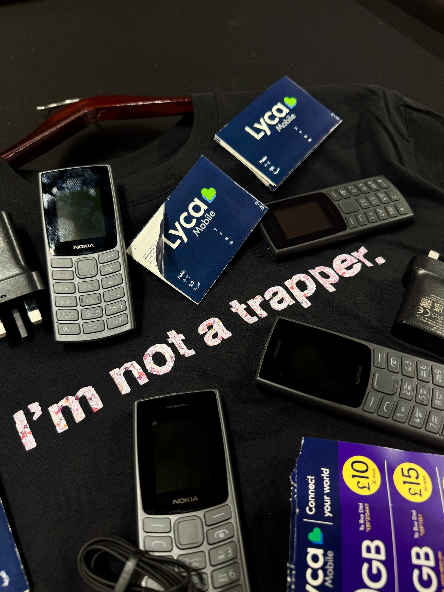 I’m not a trapper. Ticket Tee (black)