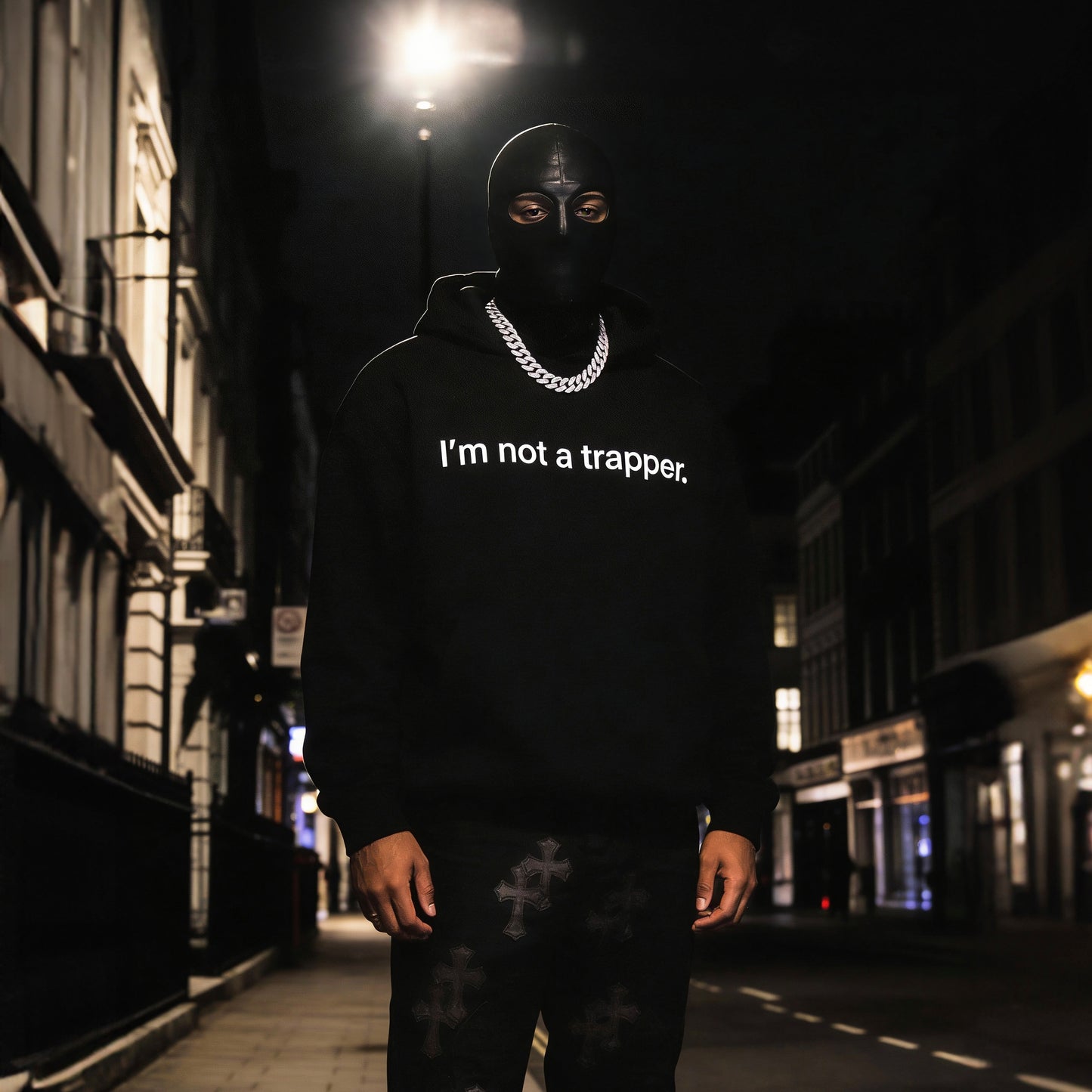I’m not a trapper. Hoodie (black)
