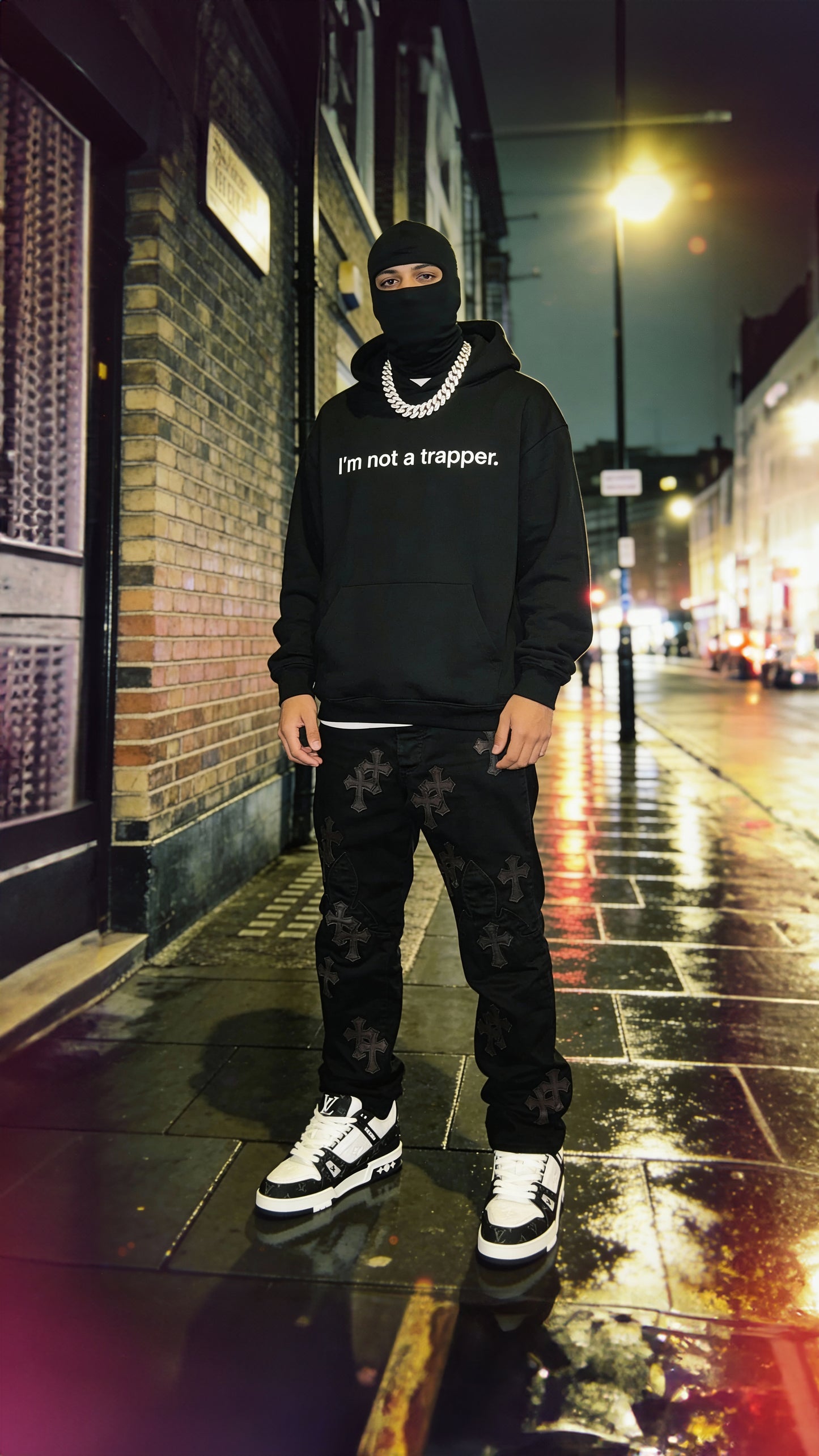 I’m not a trapper. Hoodie (black)